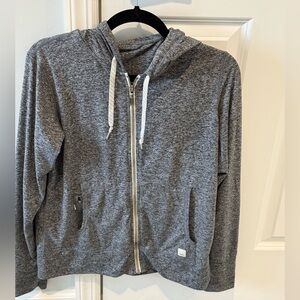 Vuori Gray Zip-Up Hoodie Size Medium